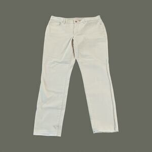 a.n.a Womens Skinny Jeans | Cream Color Size 16